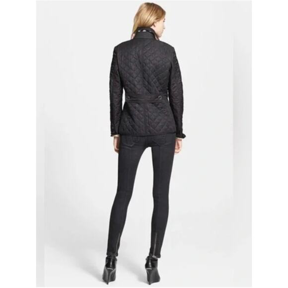 Burberry Brit Black Copford Diamond Quilted Jacket size XL - Picture 9 of 9